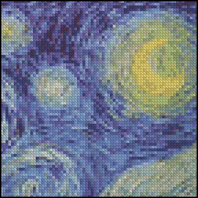 Starry Night 2 4x4 - Click Image to Close