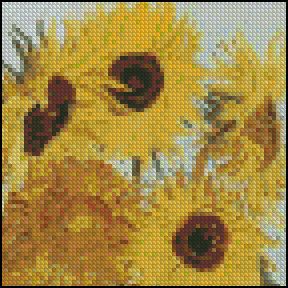 Sunflowers 4x4 - Click Image to Close