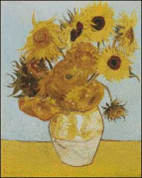 Sunflowers Petite Pattern - Click Image to Close