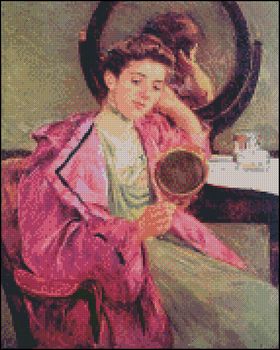 Woman at her Toilette Petite Pattern - Click Image to Close