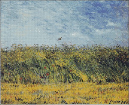 Wheat Field with a Lark - Click Image to Close