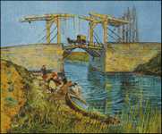 The Langlois Bridge at Arles with Women
