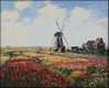 Tulip Fields With The Rijnsburg Windmill