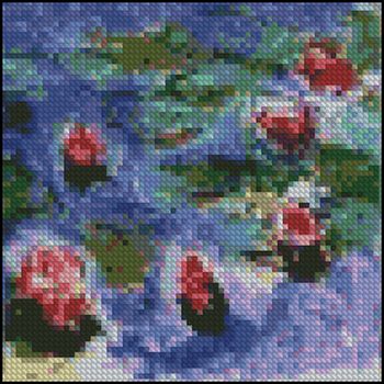 Waterlilies 4x4 - Click Image to Close