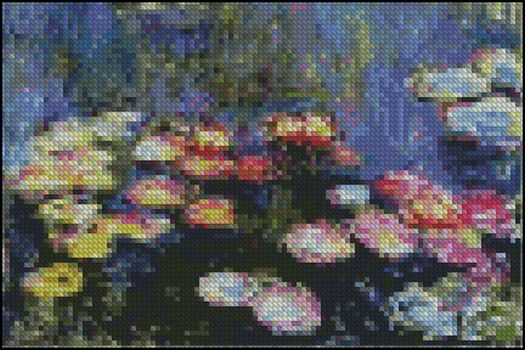 Waterlilies 4 4x6 - Click Image to Close
