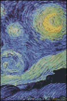 Starry Night 3 4x6 - Click Image to Close
