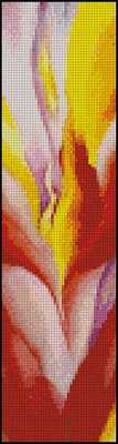 Red Canna Bookmark - Click Image to Close