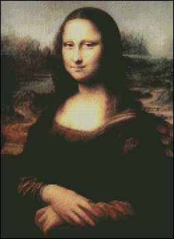 Mona Lisa Petite Pattern - Click Image to Close