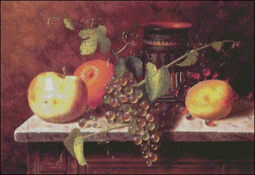 Still Life with Fruit and Vase - Click Image to Close