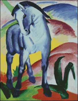 Blue Horse I - Click Image to Close