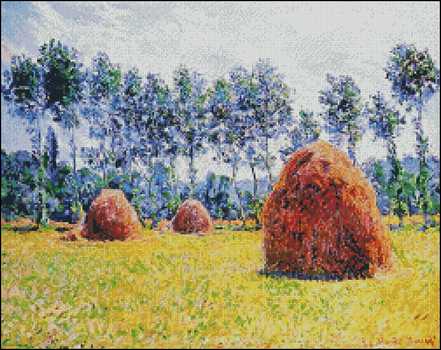 Haystacks at Giverny - Click Image to Close