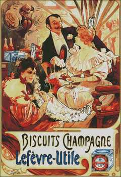 Biscuits Champagne-Lefevre-Utile Poster - Click Image to Close