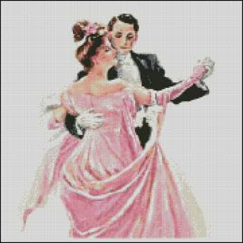 Victorian Couple 10 Pillow/Cushion - Click Image to Close