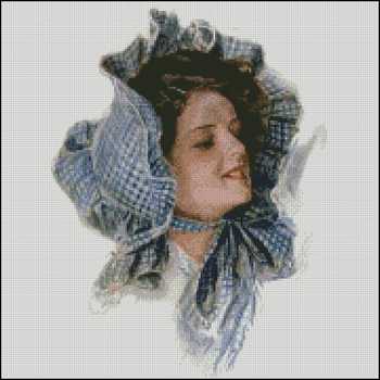 Victorian Lady 2 Pillow/Cushion - Click Image to Close