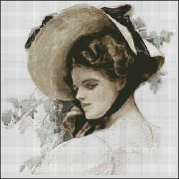 Victorian Lady 10 Pillow/Cushion - Click Image to Close