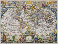 Mape-Monde 17th Century