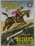 Concourse Hippique Poster