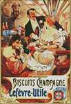 Biscuits Champagne-Lefevre-Utile Poster