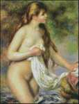 Bather with Long Hair