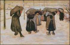 Woman Miners Carrying Coal
