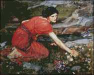 Maidens Picking Flowers (detail)