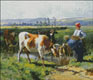 Milkmaid with Cows