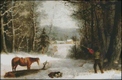 Woodsman in Winter (Detail)