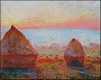 Haystacks at Giverny, Evening Sun Haystacks at Giverny, Evening Sun