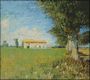 Farmhouse in a Wheat Field